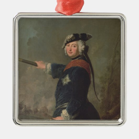 Frederick王IIプロシア1746年の素晴らしいの メタルオーナメント (正面)