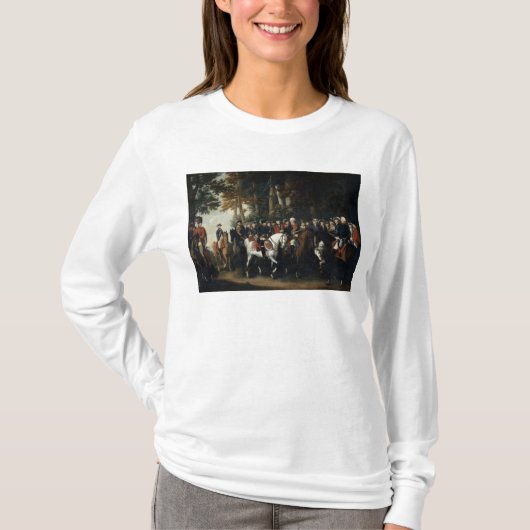 Frederick王PreussenフォンからのIIのリターン Tシャツ (正面)