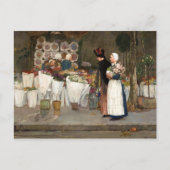 Frederick Childe Hasssamによる花屋で シーズンポストカード (正面)