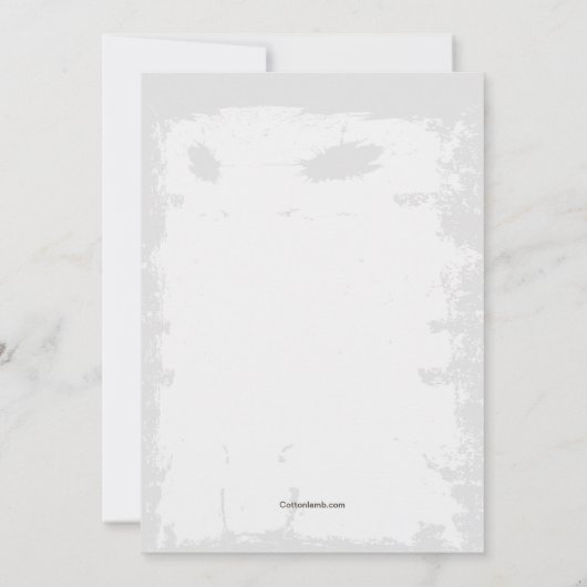 Frederick Dog Invitation 招待状 (裏面)