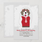 Frederick Dog Invitation 招待状 (正面/裏面)