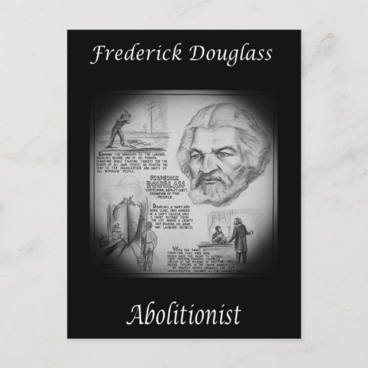 Frederick Douglass ～廃止論者～Orator～改革者 ポストカード (正面)