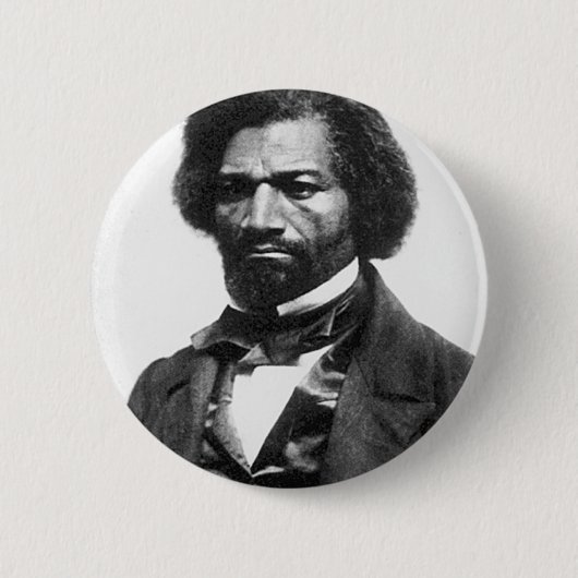 Frederick Douglass 缶バッジ (正面)