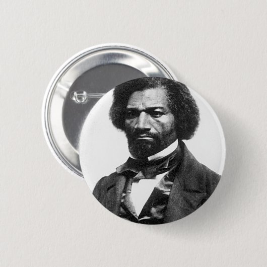 Frederick Douglass 缶バッジ (正面&裏面)
