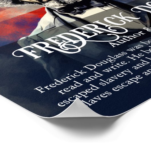 Frederick Douglass Black History Month教室 ポスター (角)