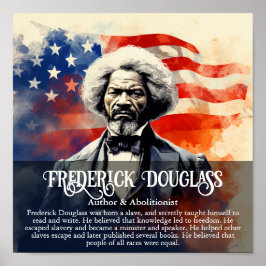 Frederick Douglass Black History Month教室 ポスター