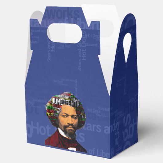 Frederick Douglass c1860s, Junefech Word Cloud フェイバーボックス (オープン)