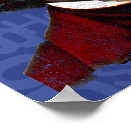 Frederick Douglass c1860s, Junefech Word Cloud ポスター (角)