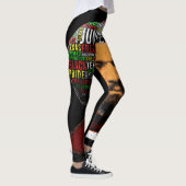 Frederick Douglass c1860s, Junefech Word Cloud レギンス (右)