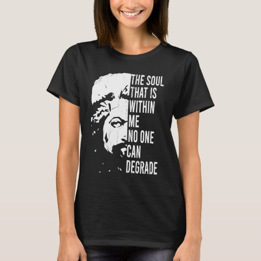 Frederick Douglass Quote Apparel, Black History Mo Tシャツ (正面)