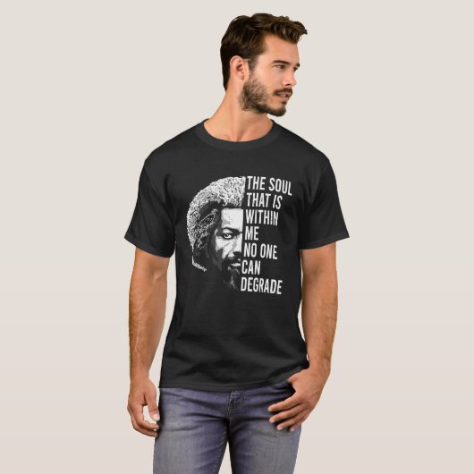 Frederick Douglass Quote Apparel Black History Mon Tシャツ (正面フル)