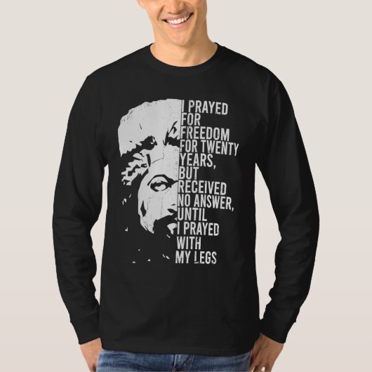 Frederick Douglass Quote Apparel Black History Mon Tシャツ (正面)