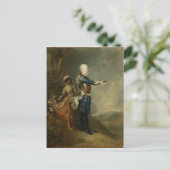 Frederick II as Crown Prince, c.1735 ポストカード (スタンド正面)