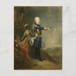 Frederick II as Crown Prince, c.1735 ポストカード