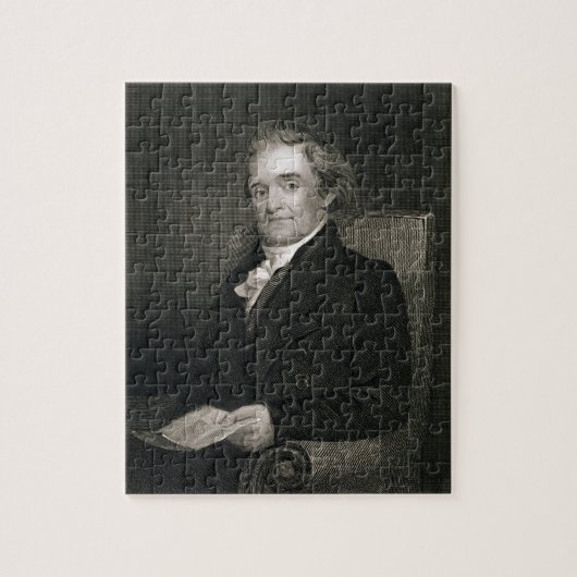 Frederick W.著刻まれるノア・ウェブスター(1758-1843年) ジグソーパズル (縦)