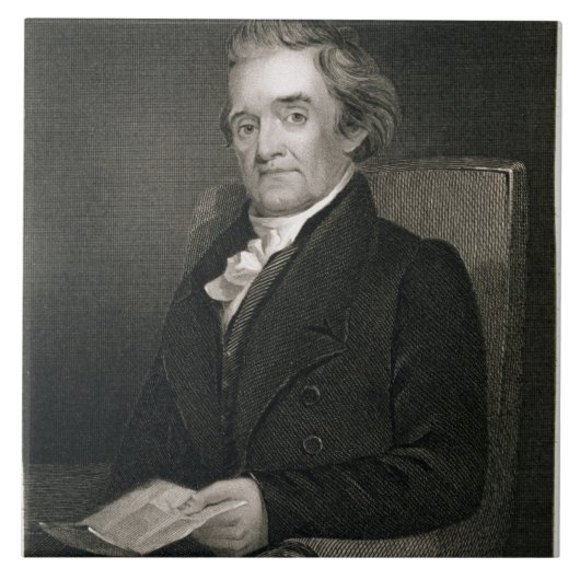 Frederick W.著刻まれるノア・ウェブスター(1758-1843年) タイル (正面)