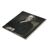 Frederick W.著刻まれるノア・ウェブスター(1758-1843年) タイル (側面)