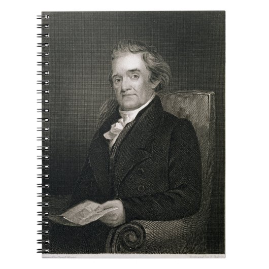 Frederick W.著刻まれるノア・ウェブスター(1758-1843年) ノートブック (正面)