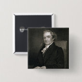 Frederick W.著刻まれるノア・ウェブスター(1758-1843年) 缶バッジ (正面&裏面)