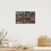 Fredericksburg，バージニア – ラージレターのシーン ポスター (キッチン)