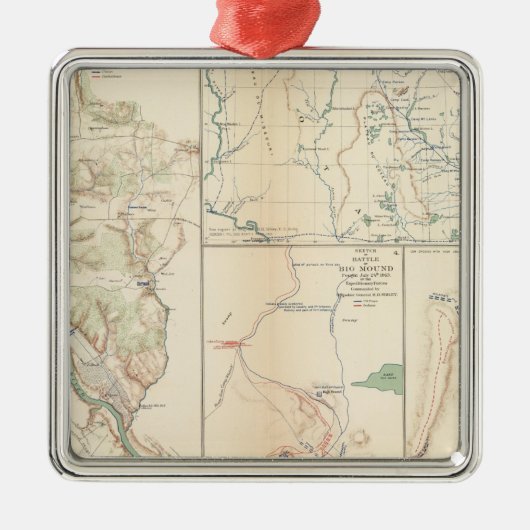 Fredericksburg メタルオーナメント (正面)