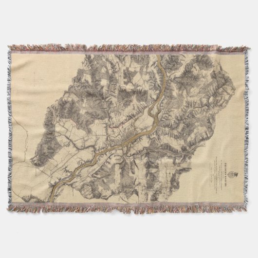Fredericksburg、ヴァージニア スローブランケット (正面)