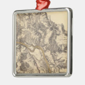 Fredericksburg、ヴァージニア メタルオーナメント (左)