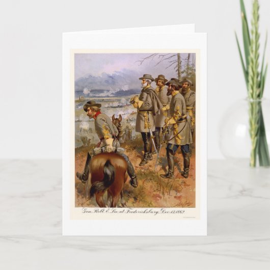 Fredericksburg、VA 1862年のRobert E Lee カード (正面)