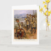 Fredericksburg、VA 1862年のRobert E Lee カード (黄色い花)