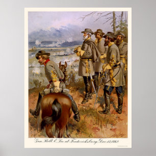 Fredericksburg、VA 1862年のRobert E Lee ポスター
