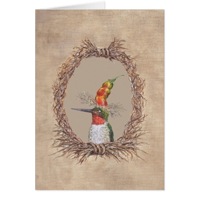 Fredericoハチドリカード (正面)