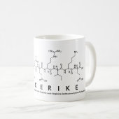 Frederikeペプチド名mug コーヒーマグカップ (正面右)