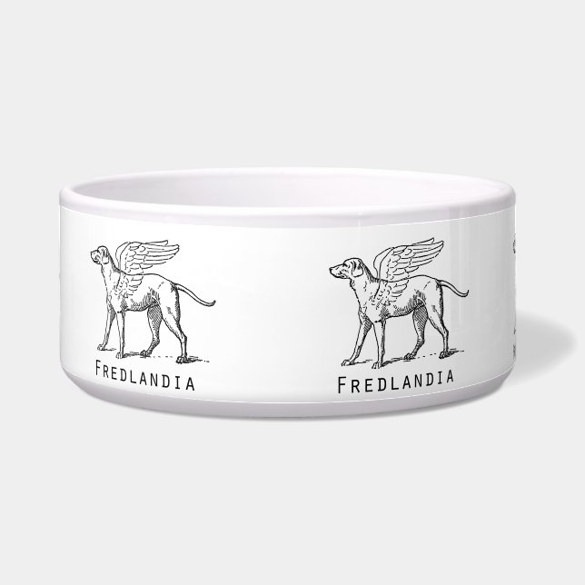 Fredlandiaによっては犬ボールが飛びました ボウル (正面)