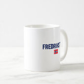 FREDRIKSTADノルウェー コーヒーマグカップ (正面右)
