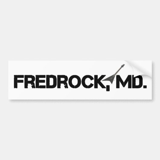 Fredrockのデカール バンパーステッカー (正面)