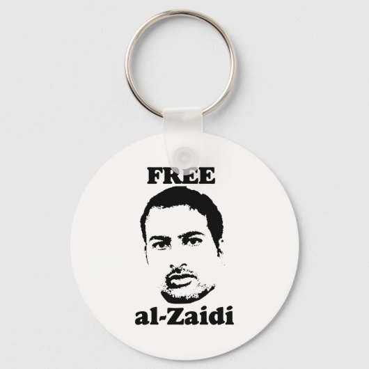 Free al-Zaidi Key Chain – イラクのジャーナリスト キーホルダー (正面)