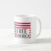 Free America Coffee Mug コーヒーマグカップ (正面右)