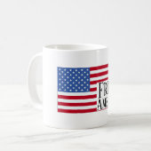 Free America Coffee Mug コーヒーマグカップ (正面左)