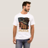Free America Unisex T-shirt Tシャツ (正面フル)