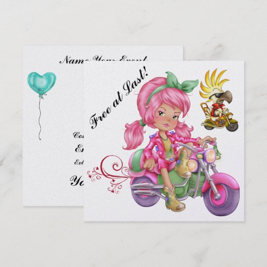 Free at Last招待状 招待状 (正面/裏面)