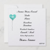 Free at Last招待状 招待状 (裏面)