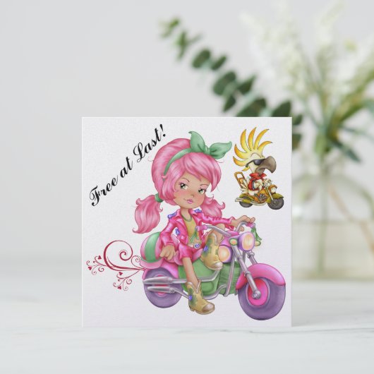 Free at Last招待状 招待状 (スタンド正面)