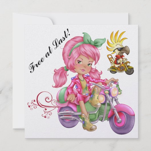 Free at Last招待状 招待状 (正面)