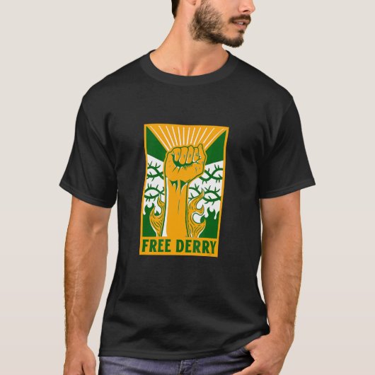 Free Derry Ireland Tシャツ (正面)