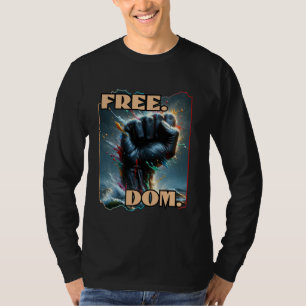 Free.Dom.,アンチ – 人種差別，インクルージョン， DEI，文化 Tシャツ