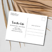 Free Drinksビーチ結婚式保存日 案内ポストカード