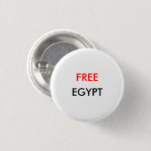 FREE EGYPT Button 缶バッジ (正面&裏面)