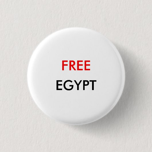FREE EGYPT Button 缶バッジ (正面)
