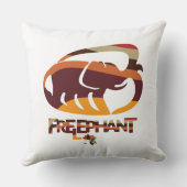 FREE ELEPHANT BY MASANSER PIXELAT クッション (裏面)