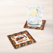 FREE ELEPHANT BY MASANSER PIXELAT スクエアペーパーコースター (インサイチュ)